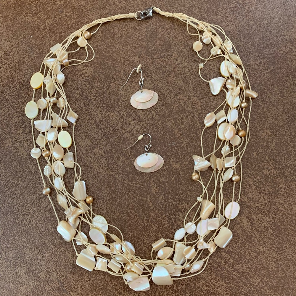 Necklace with Matching Earrings